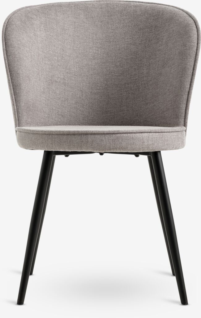 RISSKOV Matstol RISSKOV ljusgrått tyg/svart