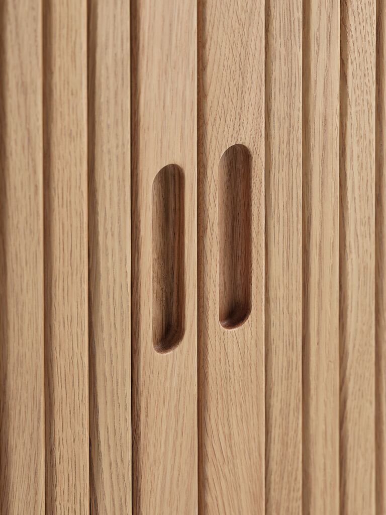 LYNGVIG Skänk LYNGVIG B120 2 jalusidörrar natur ek