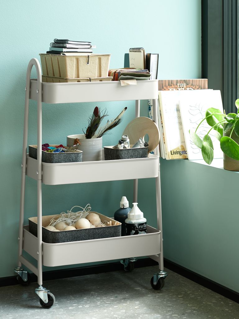 KANSTRUP Rullvagn KANSTRUP ljus sand