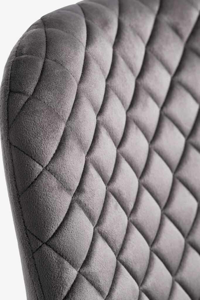 PEBRINGE Matstol PEBRINGE sammet grå/natur ek