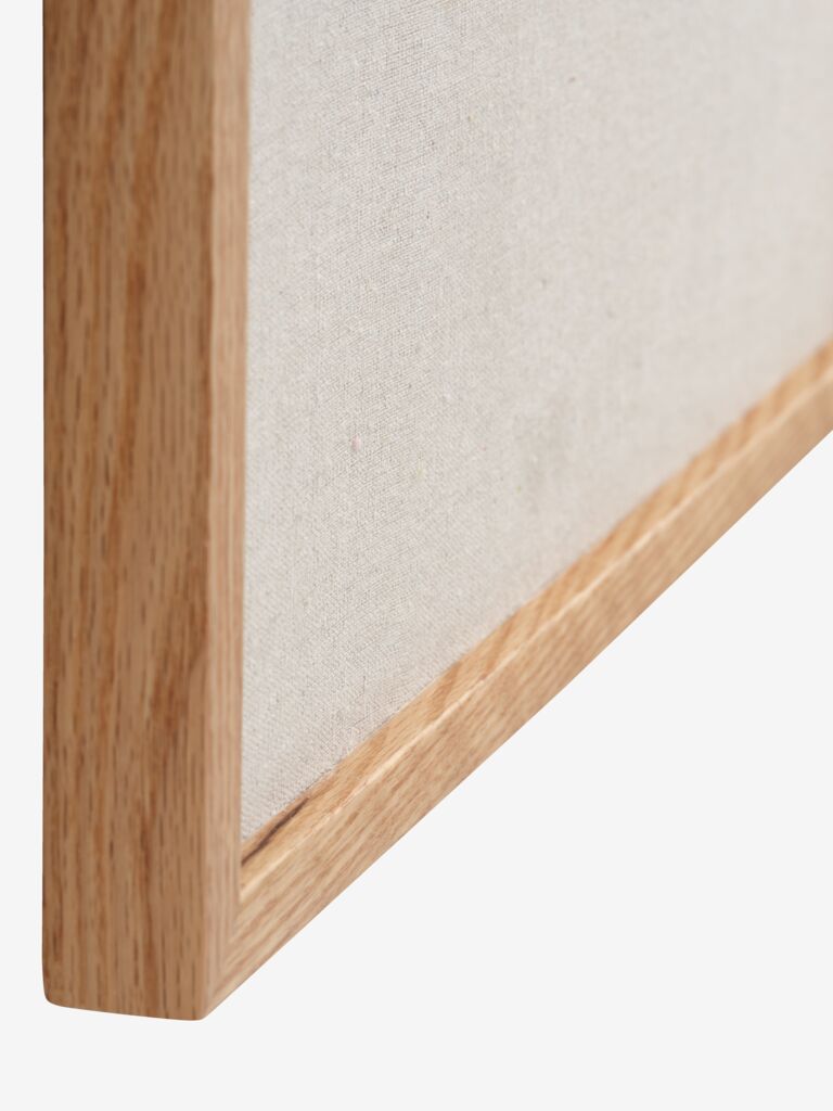 MOSEBY Anslagstavla MOSEBY 50x70 m/5st nålar beige/natur ek