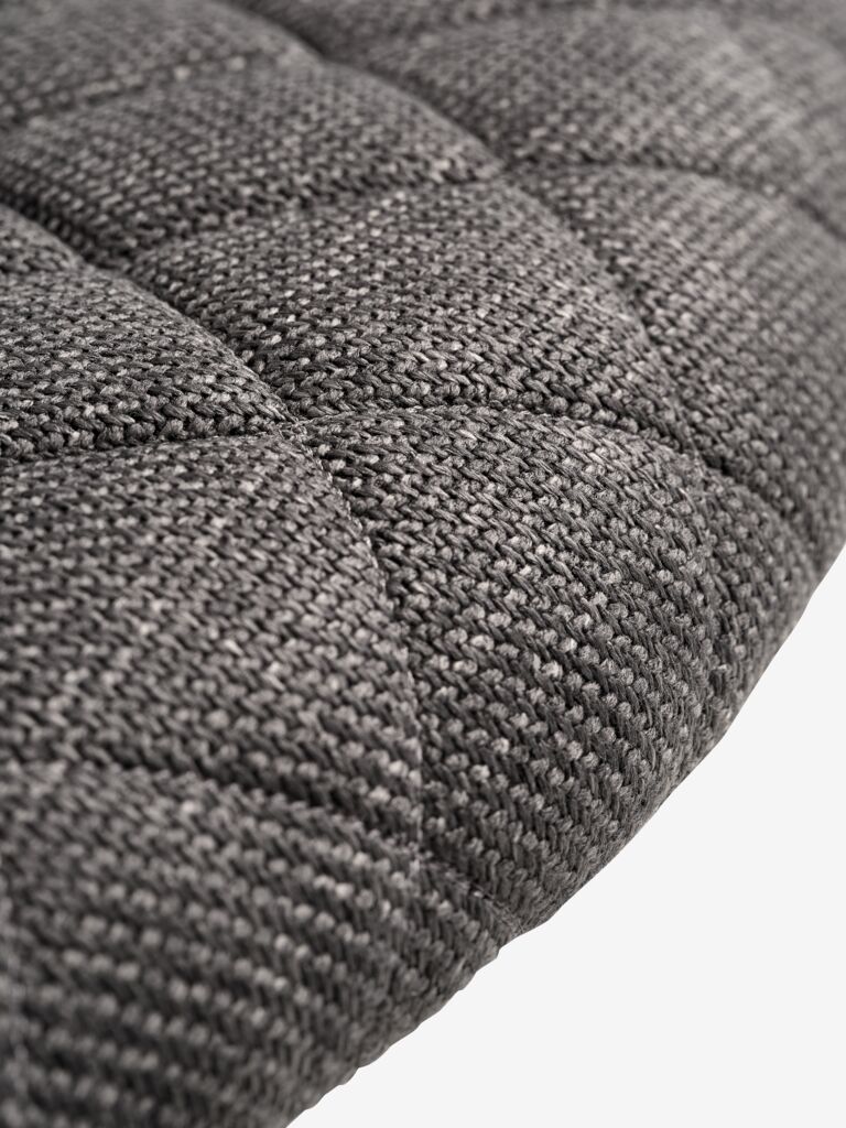 PEBRINGE Sivbordsstol PEBRINGE mörkgrått tyg/svart