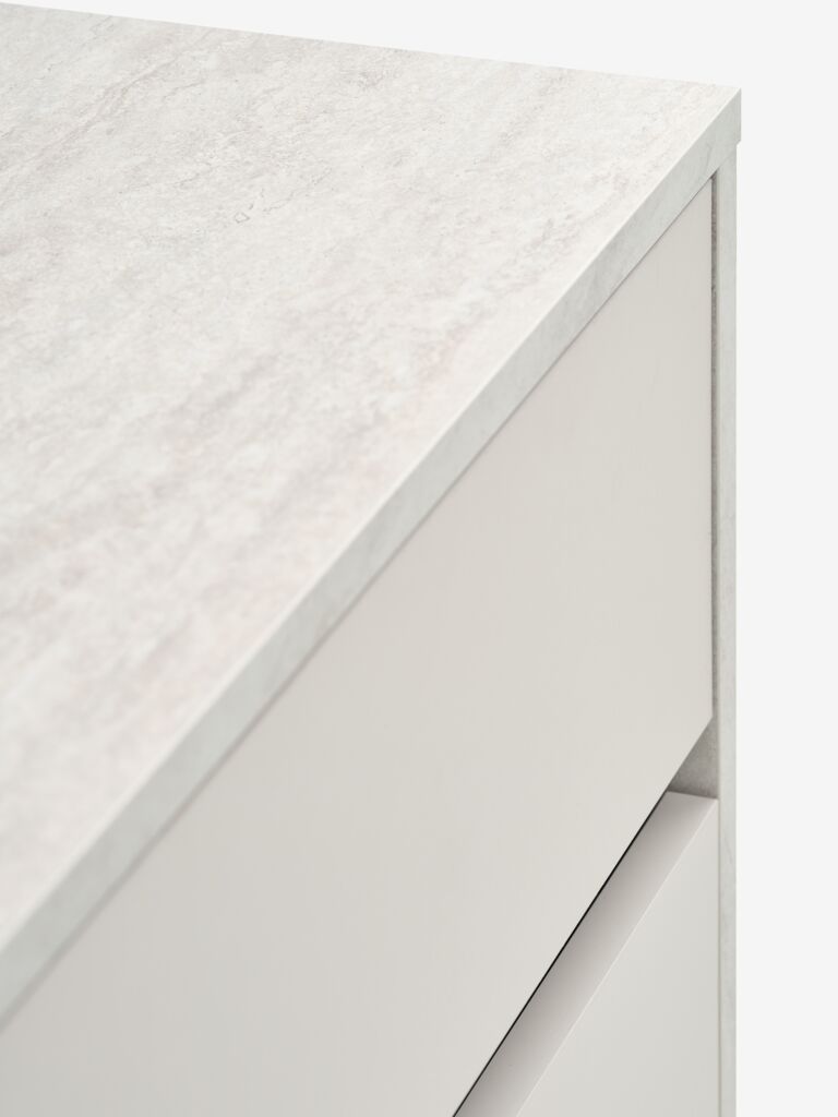 BILLUND Byrå BILLUND 3+3 lådor travertinfärgad/beige