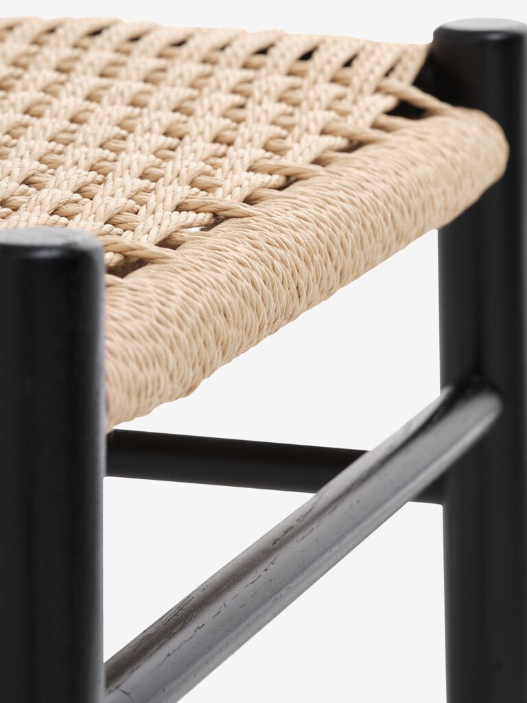 ISLEV Matstol ISLEV svart/natur