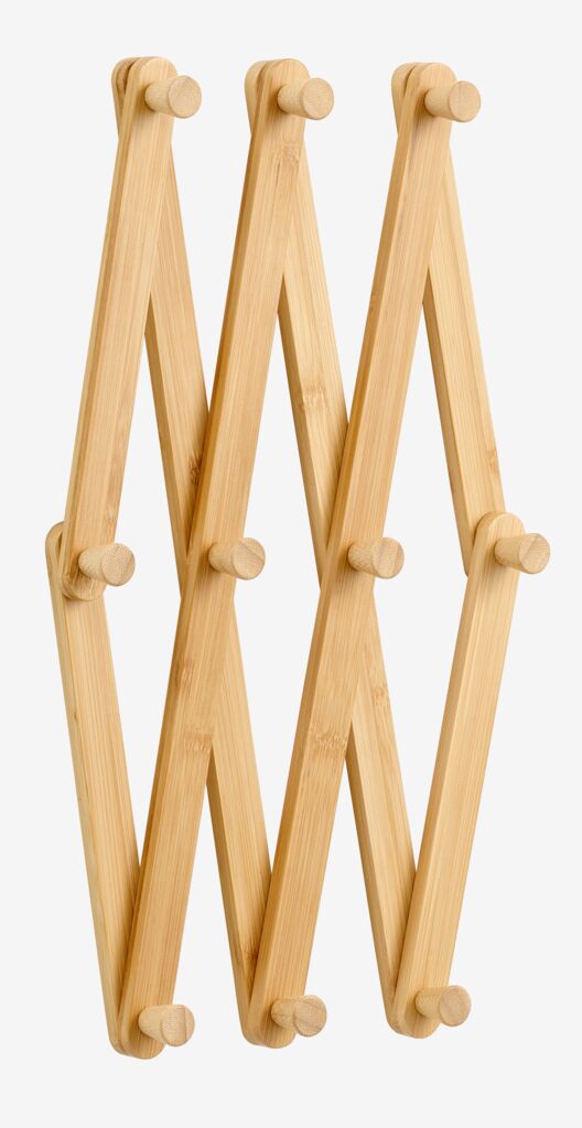 VANDSTED Klädhängare VANDSTED 10 okar bambu