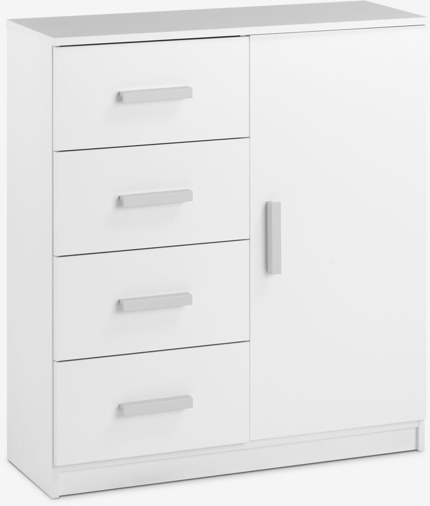 TAPDRUP Byrå TAPDRUP kombi 4 lådor 1 dörr vit