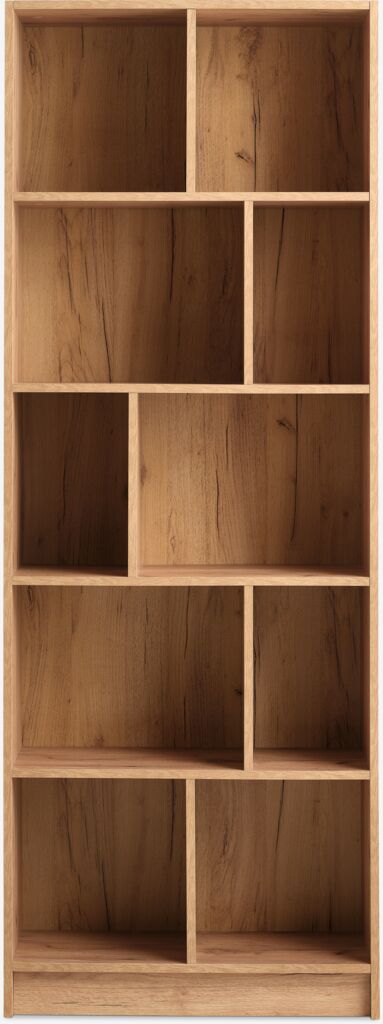 MOSBJERG Bokhylla MOSBJERG 10 hyllor natur vildekfärgad