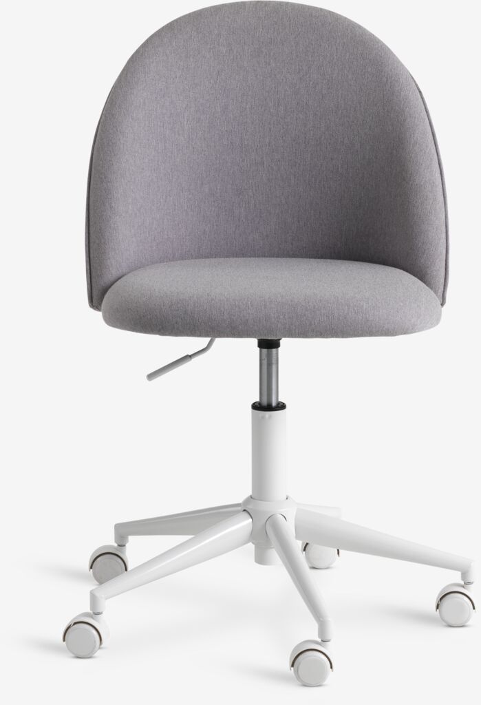 KOKKEDAL Sivbordsstol KOKKEDAL grått tyg/vit