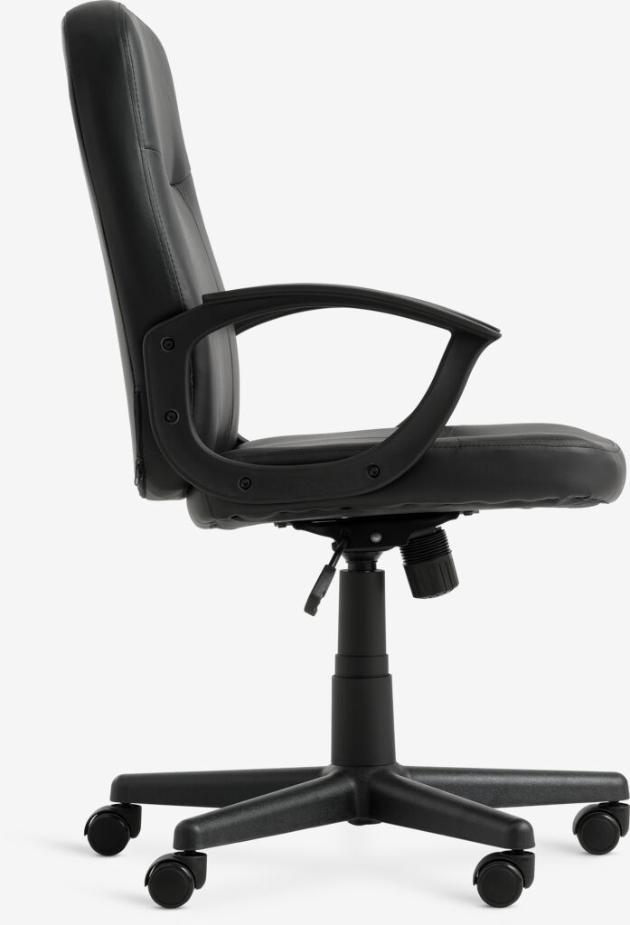 NIMTOFTE Kontorsstol NIMTOFTE svart konstläder/svart