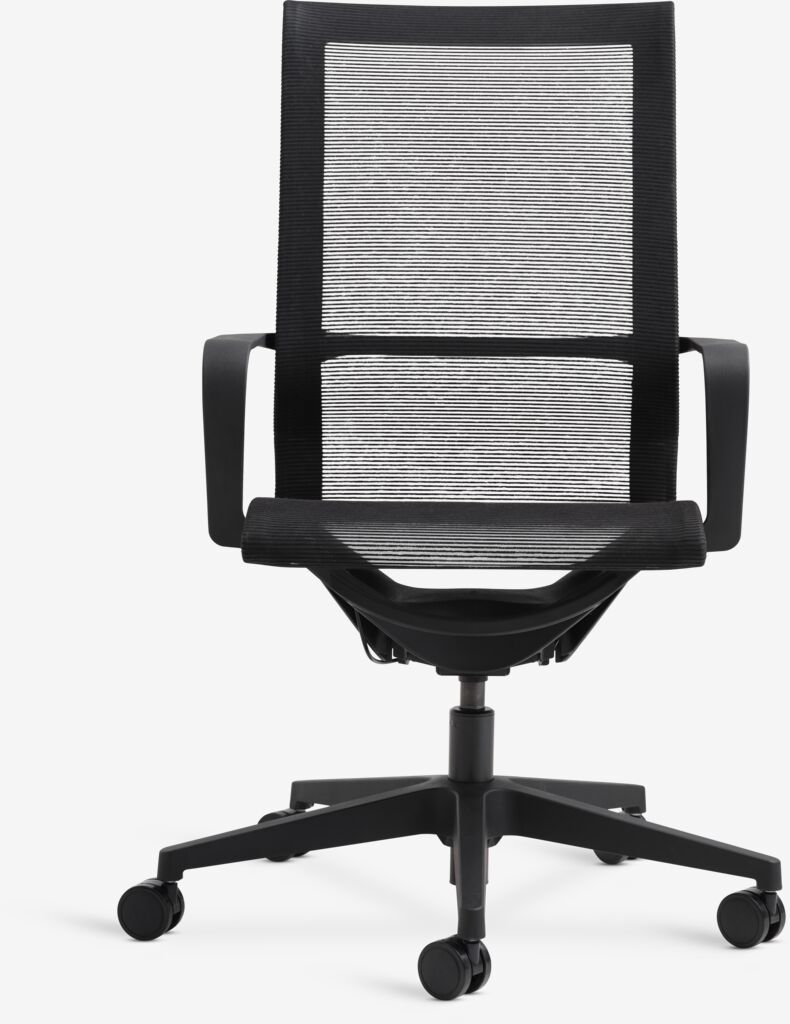 FOLBY Kontorsstol FOLBY svart mesh/svart