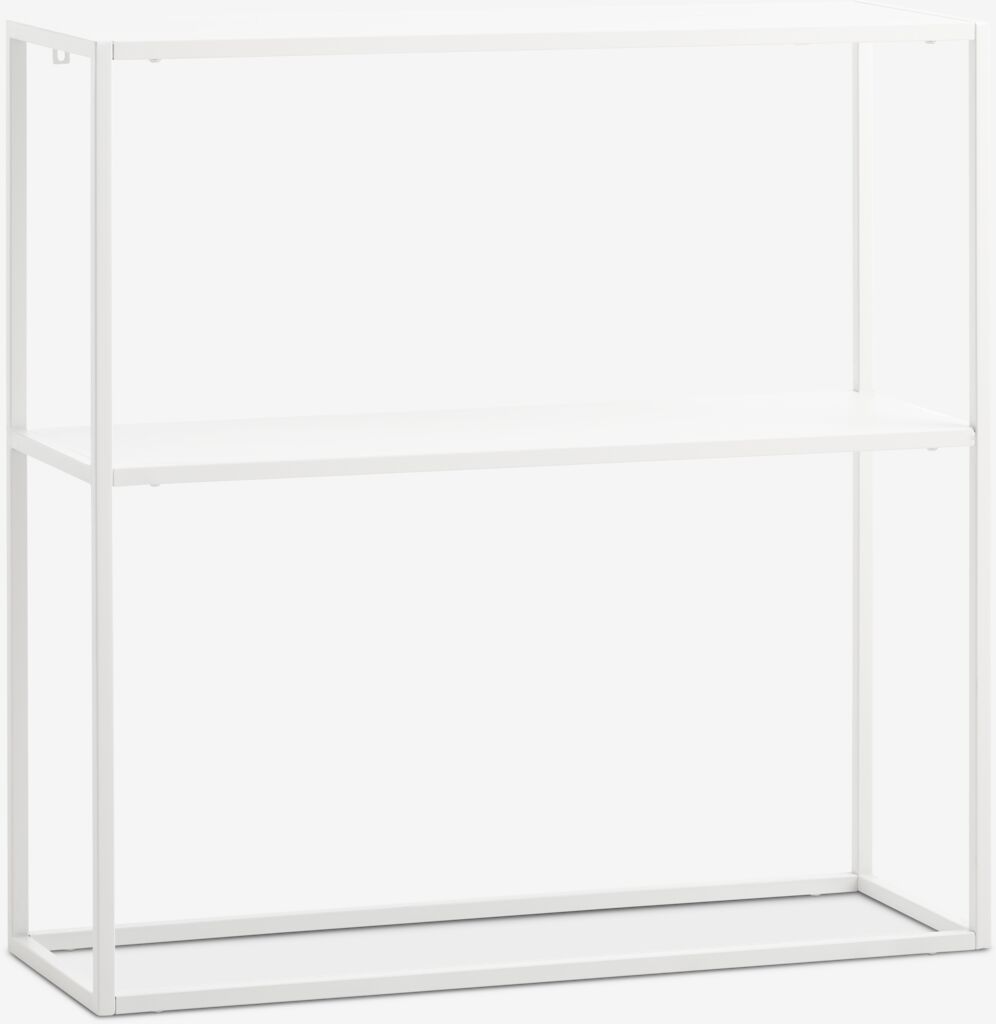 VIRUM Avlastningsbord VIRUM 26x80 m/hylla vit