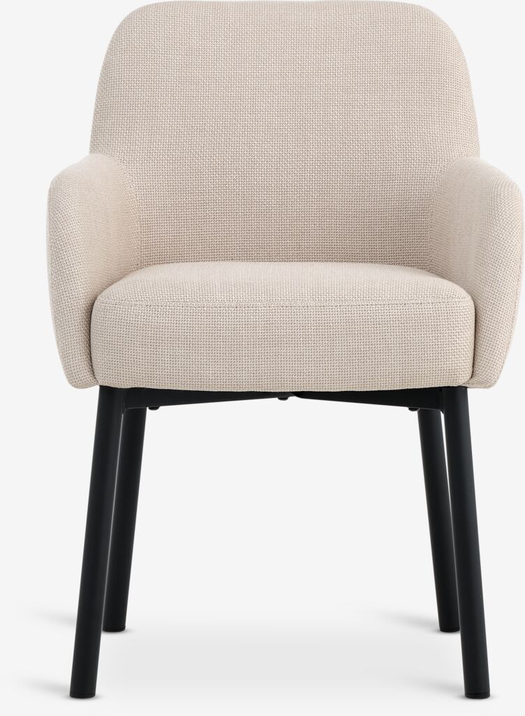 SOTTRUP Matstol SOTTRUP beige tyg/svart