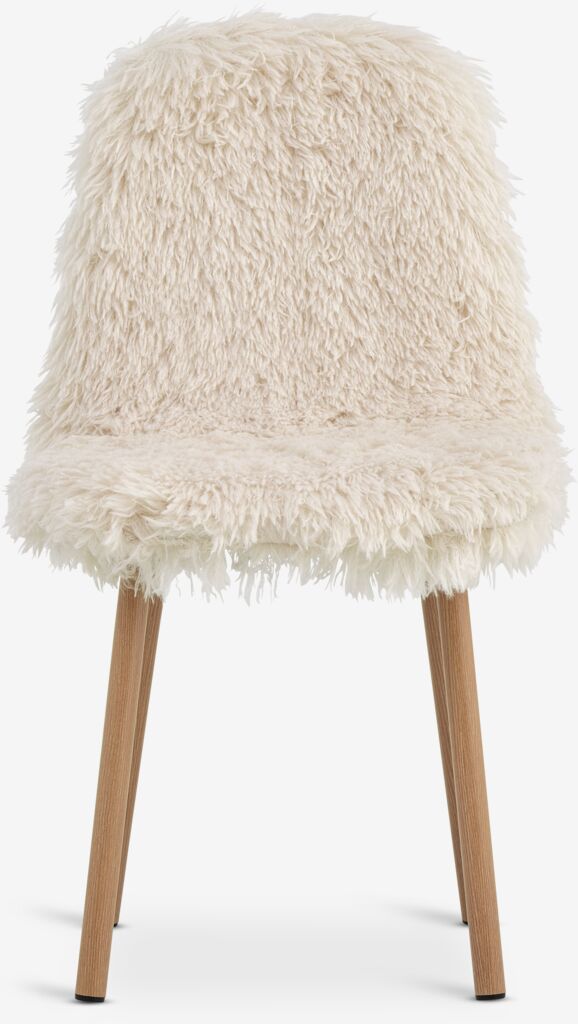 JONSTRUP Matstol JONSTRUP teddy offwhite tyg/ekfärgad