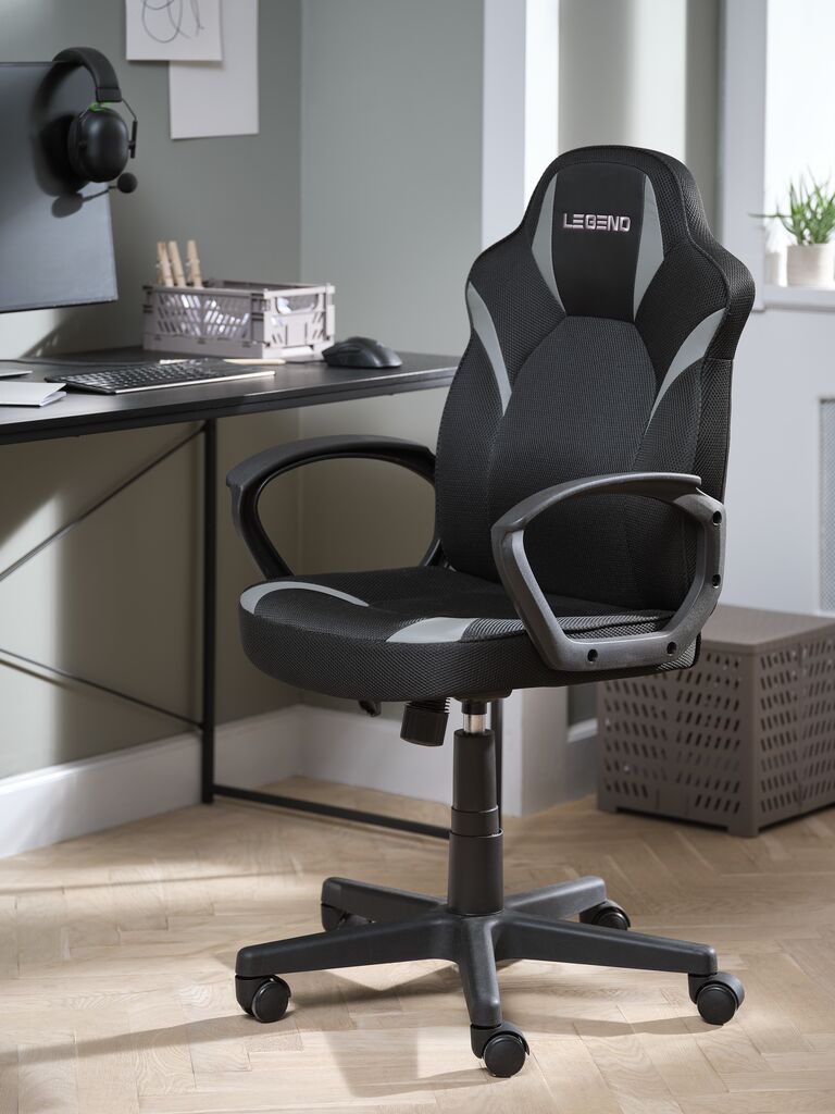 RANDRUP Gamingstol RANDRUP svart konstläder/mesh