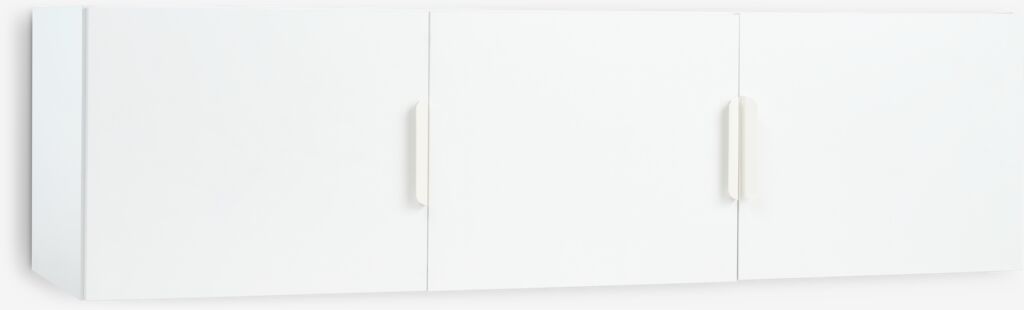 JENSLEV Överskåp JENSLEV 144x40 3 dörrar vit