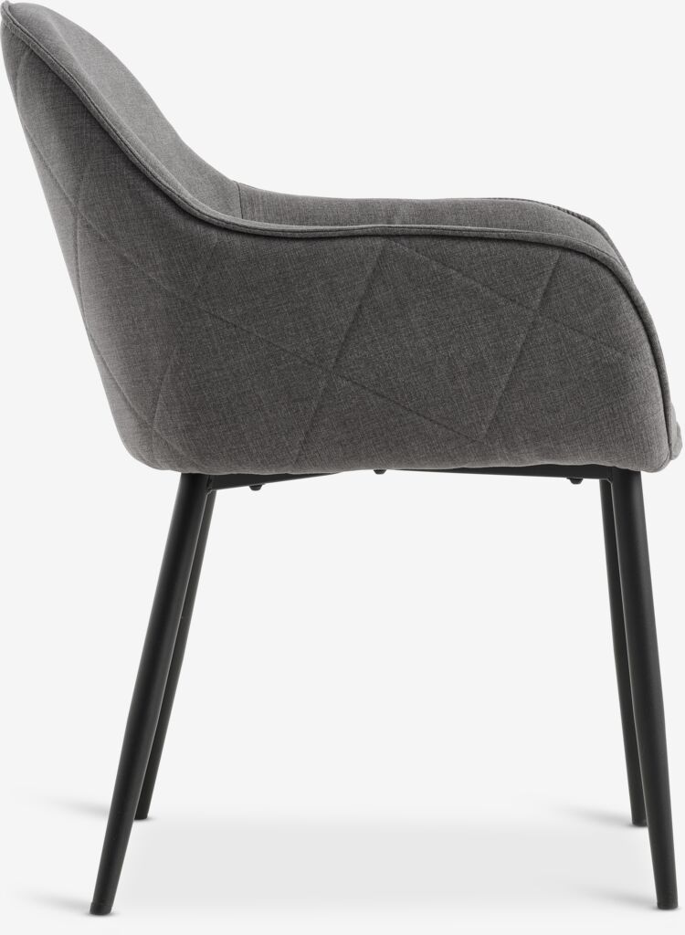 SABRO Matstol SABRO grått tyg/svart