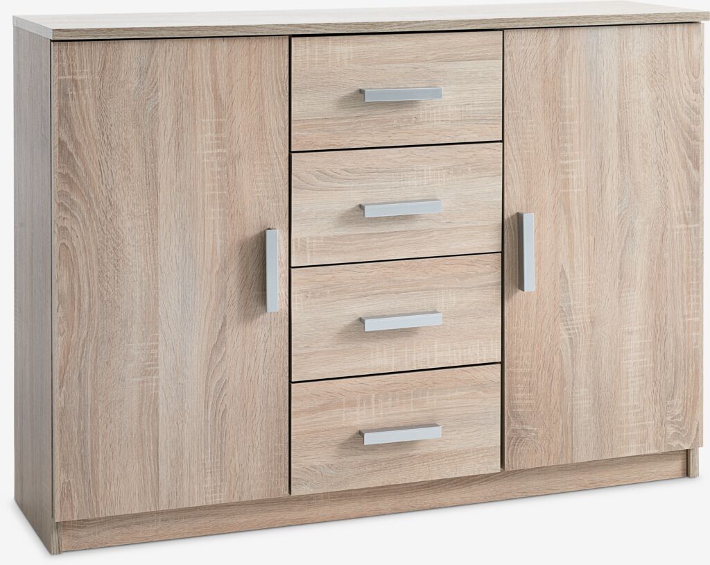 TAPDRUP Skänk TAPDRUP 2 dörrar ljus ekfärgad