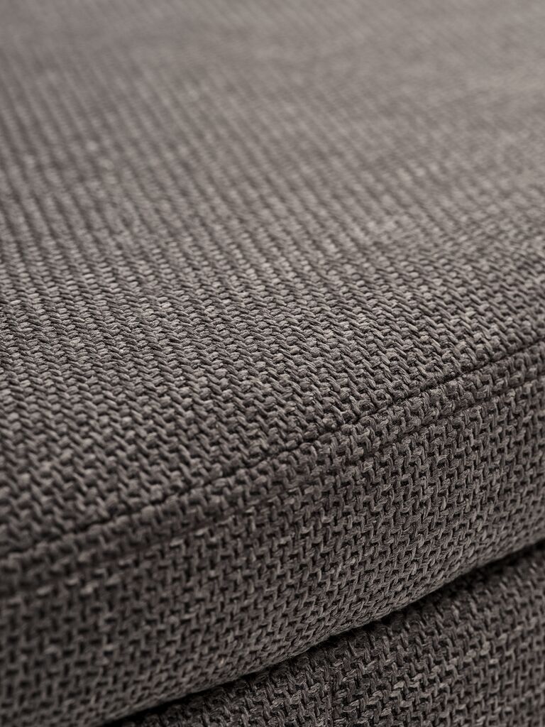 KAPPEL Bänk KAPPEL m/förvaring mörkbrunt tyg