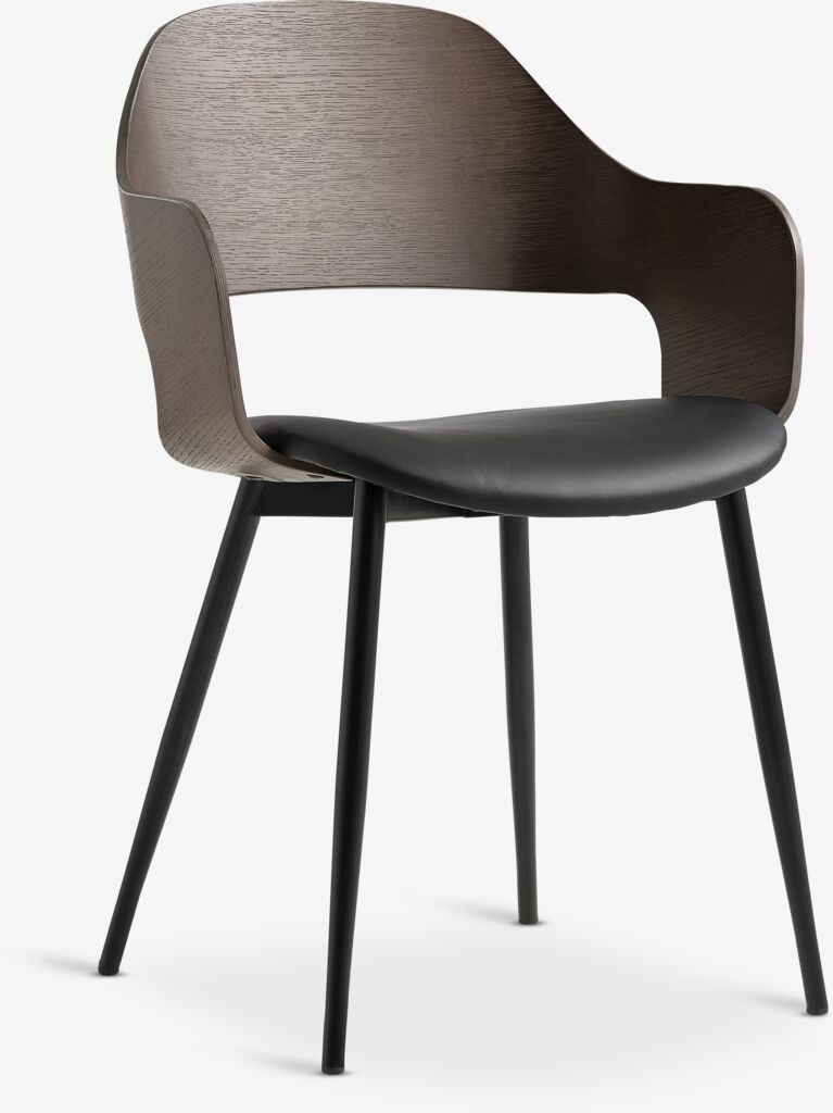 HVIDOVRE Matstol HVIDOVRE mörk ek/svart