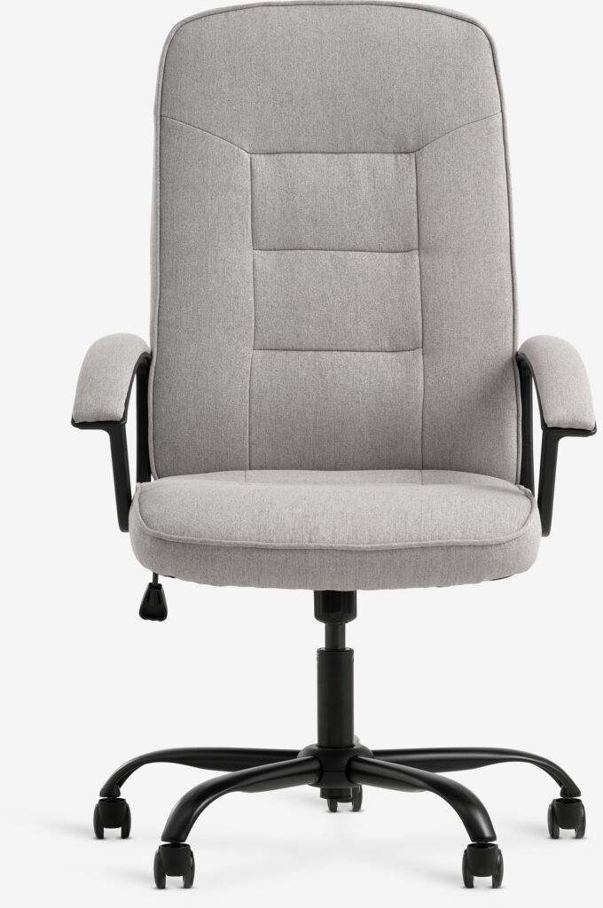 SKODSBORG Kontorsstol SKODSBORG grått tyg/svart