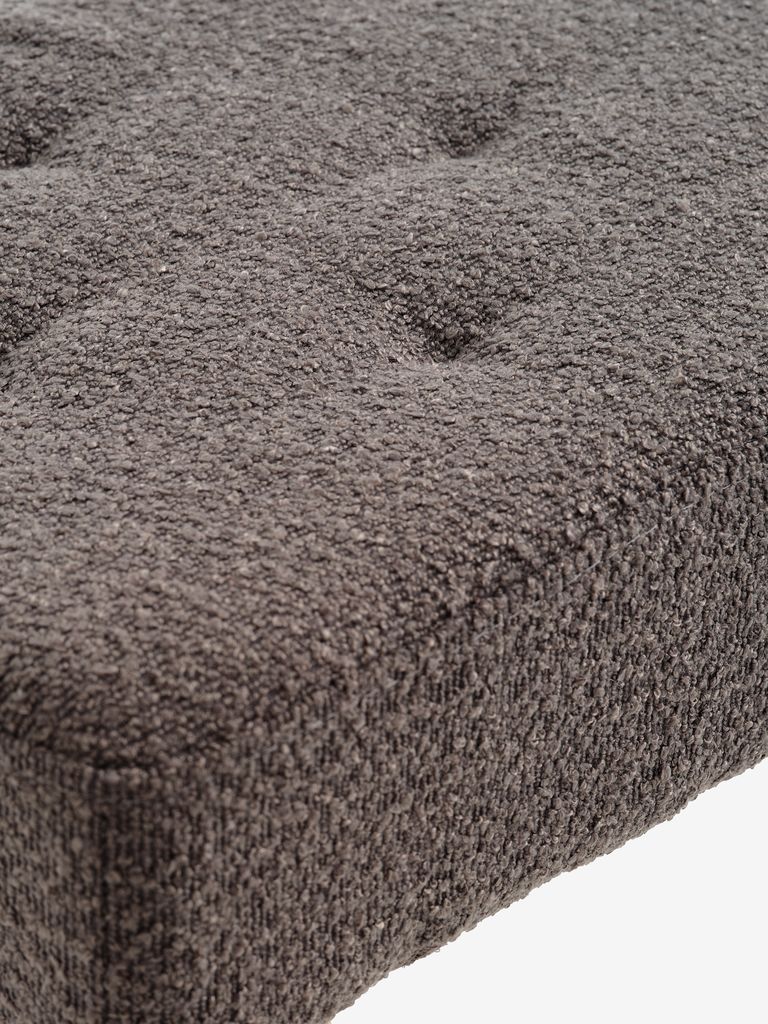 HAGEBRO Bänk HAGEBRO mörkgrått tyg/natur