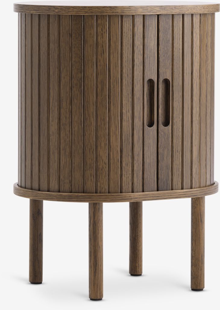 LYNGVIG Sängbord LYNGVIG 2 jalusidörrar mörk ek