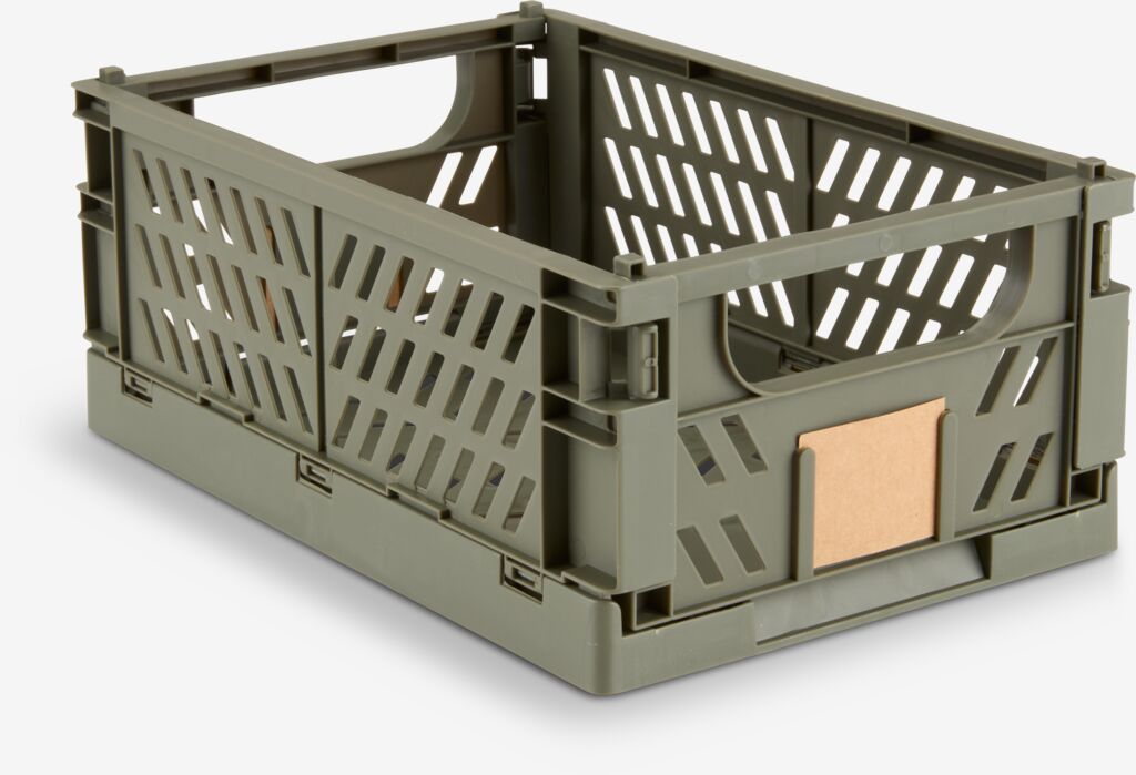 MILAS Korg MILAS B16xL25xH10 hopfällbar olivgrön