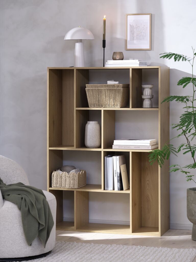 GADEHUSE Rumsavdelare GADEHUSE 10 hyllor natur ekfärgad