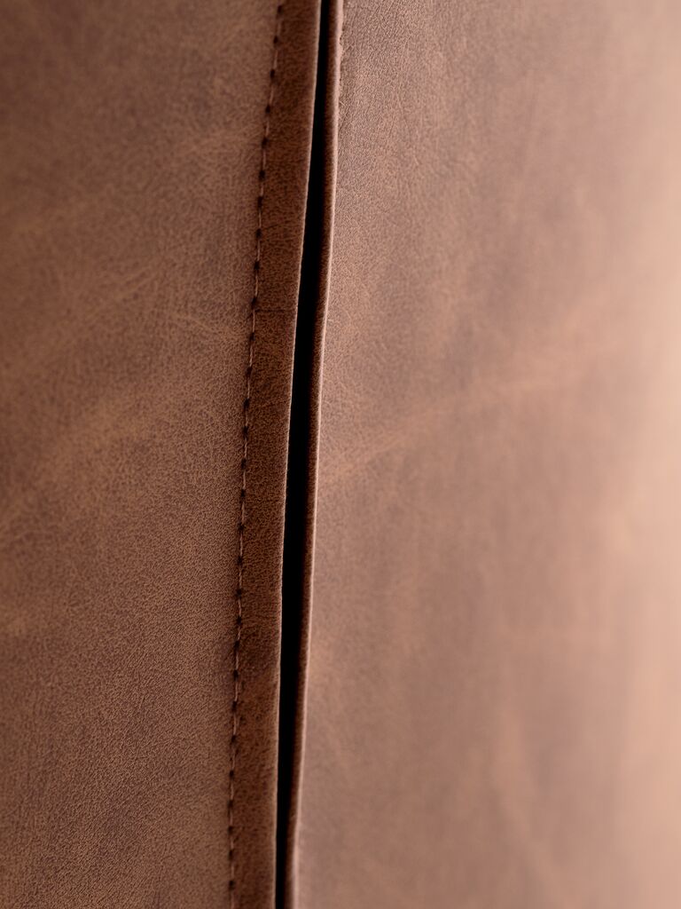 HYGUM Matstol HYGUM vridplatta konjak konstläder/svart