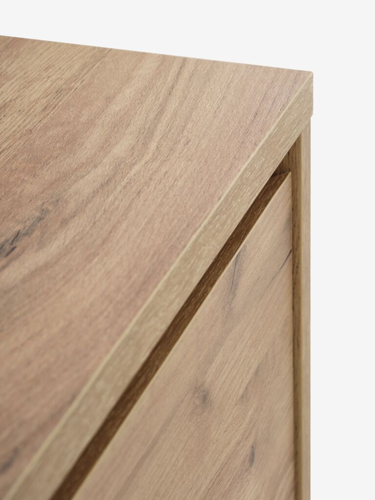 LIMFJORDEN Skoskåp LIMFJORDEN 3 fack natur vildekfärgat