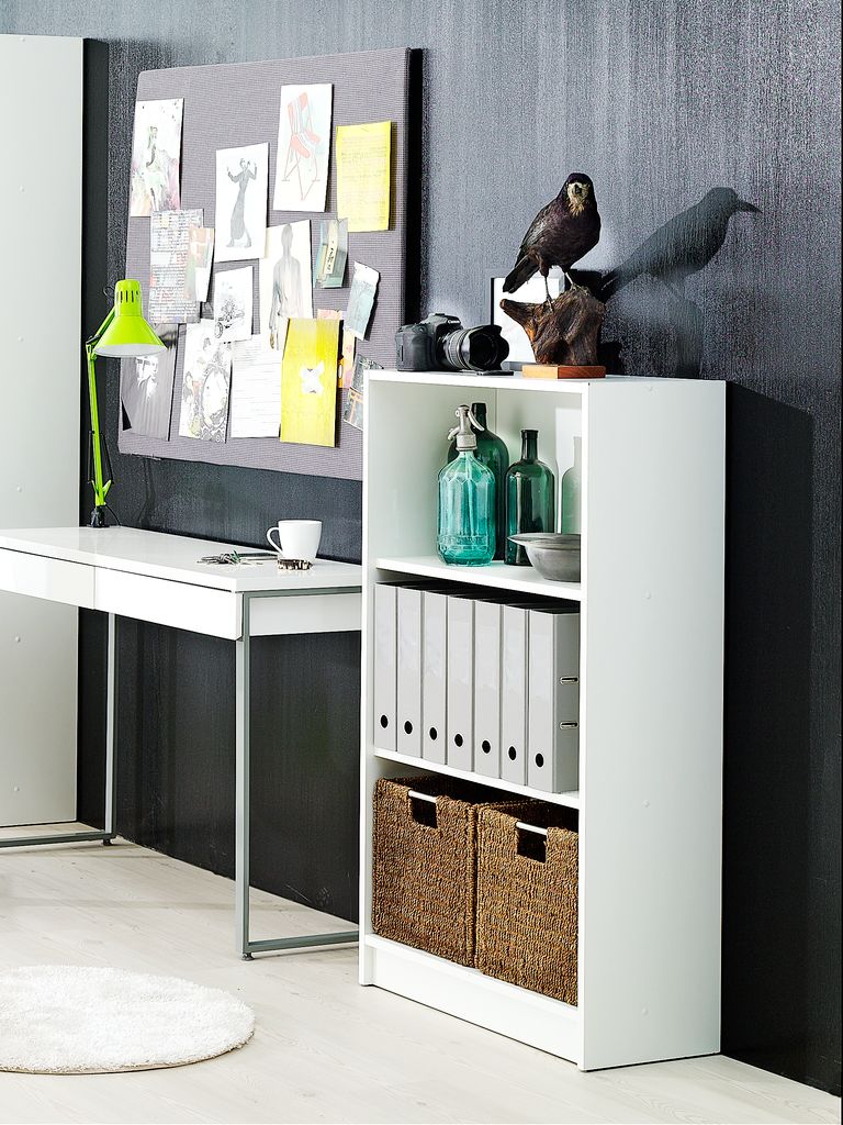 HORSENS Bokhylla HORSENS 3 hyllor bred vit