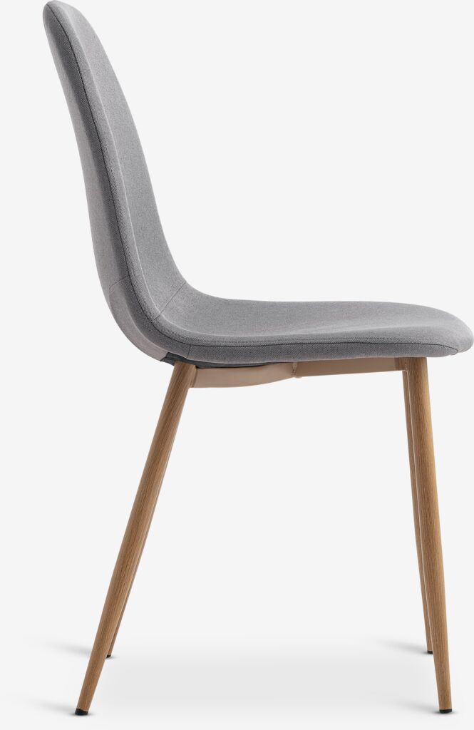 JONSTRUP Matstol JONSTRUP grått tyg/natur ekfärgad