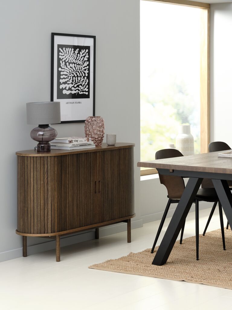 LYNGVIG Skänk LYNGVIG B120 2 jalusidörrar mörk ek