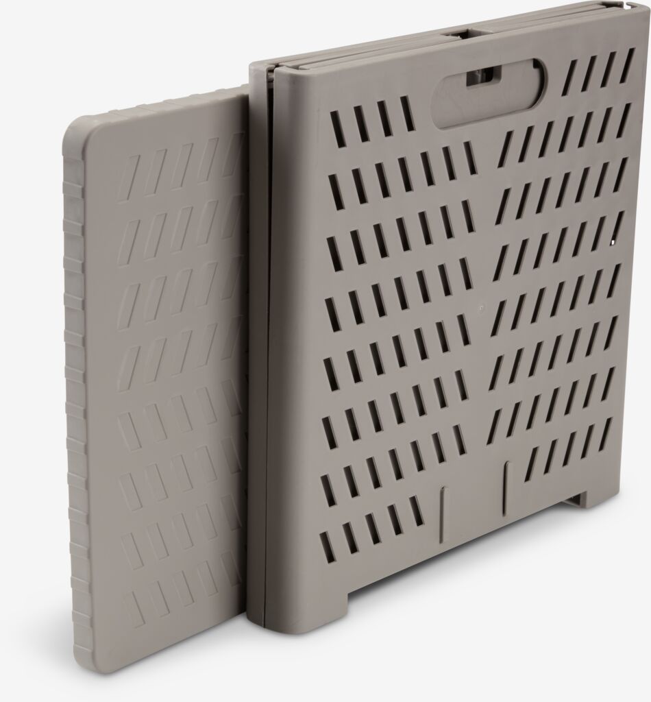 MILAS Korg MILAS B28xL30xH30cm m/lock hopfällbar grå