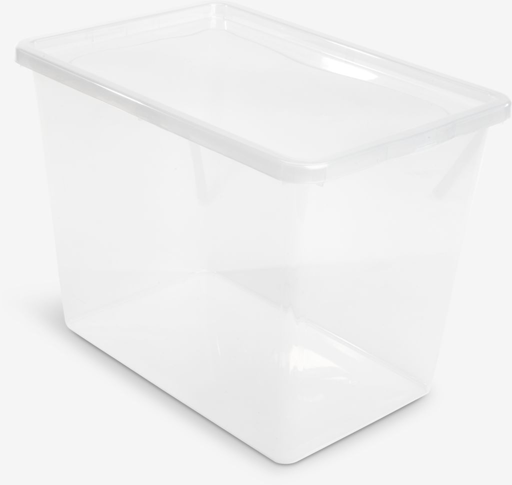 BASIC BOX Box BASIC BOX 80L m/lock transparent