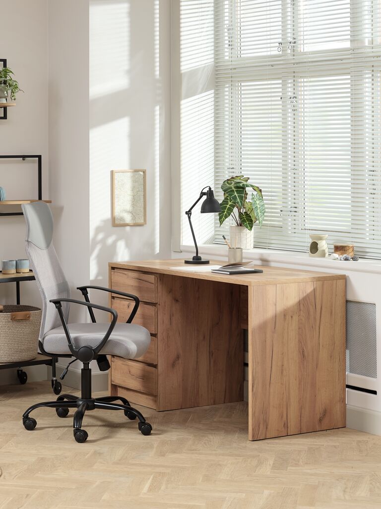 BILLUM Kontorsstol BILLUM grå mesh/svart