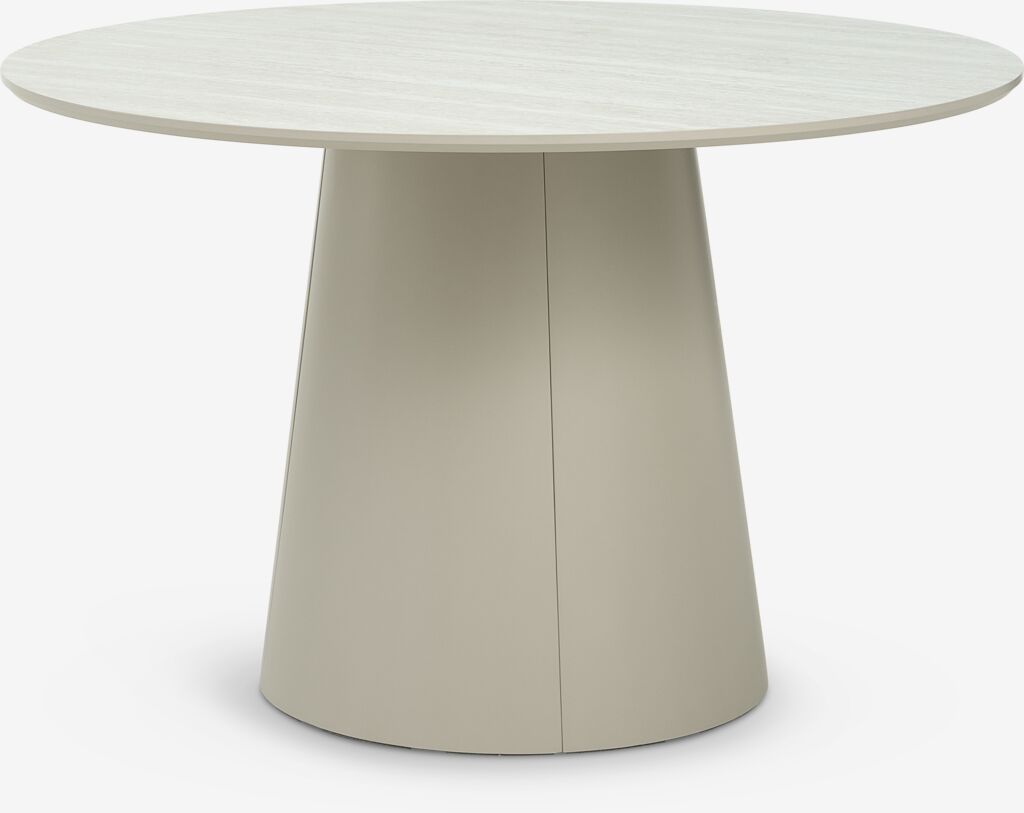 KLIPLEV Matbord KLIPLEV Ø120 travertinfärgat/beige