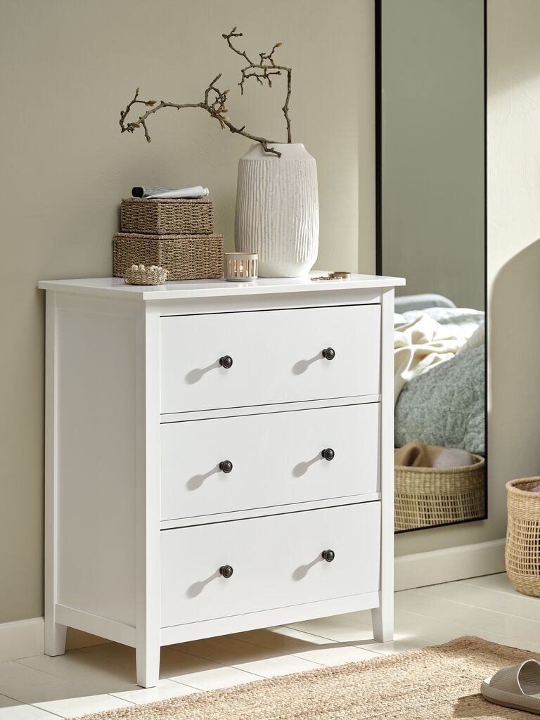 NORDBY Byrå NORDBY 3 lådor vit