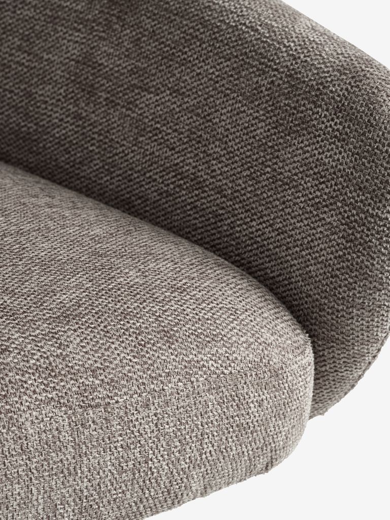 ROSTRUP Matstol ROSTRUP vrid sand tyg/svart