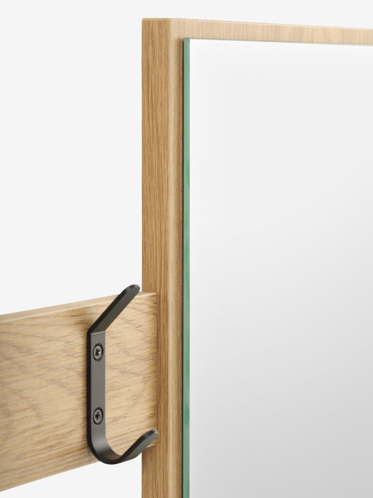 RAVSTED Hallmöbel RAVSTED m/spegel 2 lådor varm ekfärgad