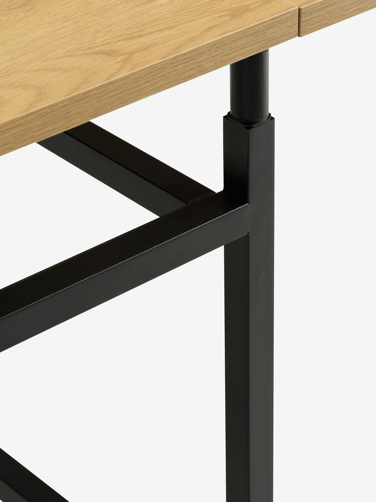 FOLDINGBRO Matbord FOLDINGBRO 75x38/84/130 varm ekfärgat