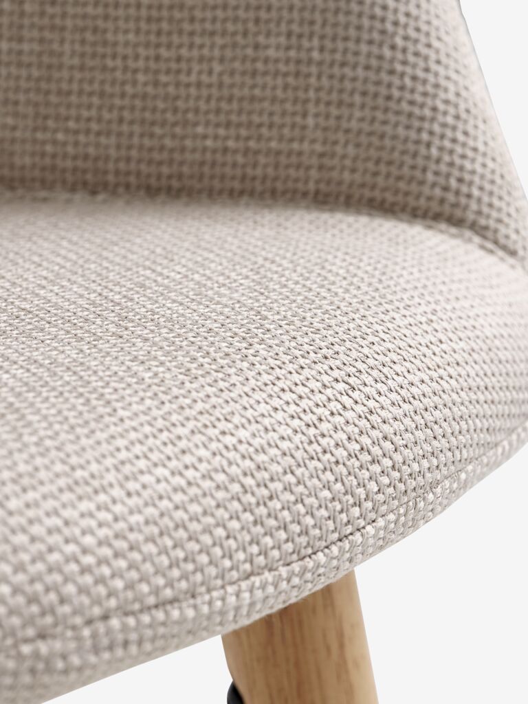 ADSLEV Matstol ADSLEV beige tyg/natur ek