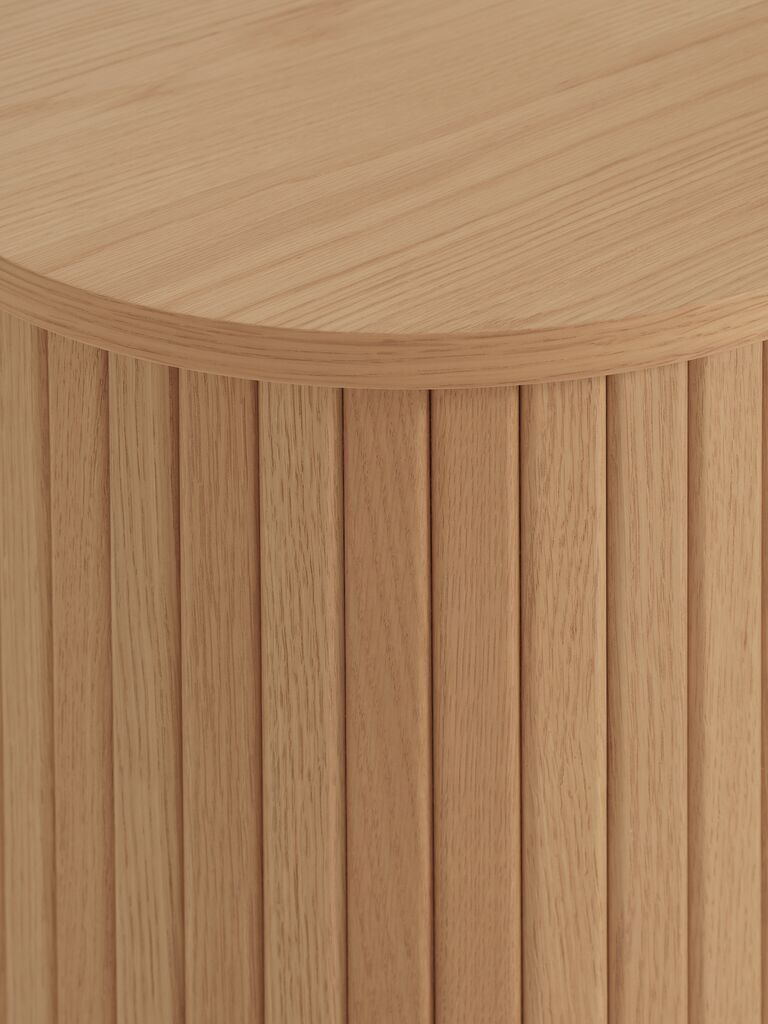 LYNGVIG Sängbord LYNGVIG 2 jalusidörrar natur ek