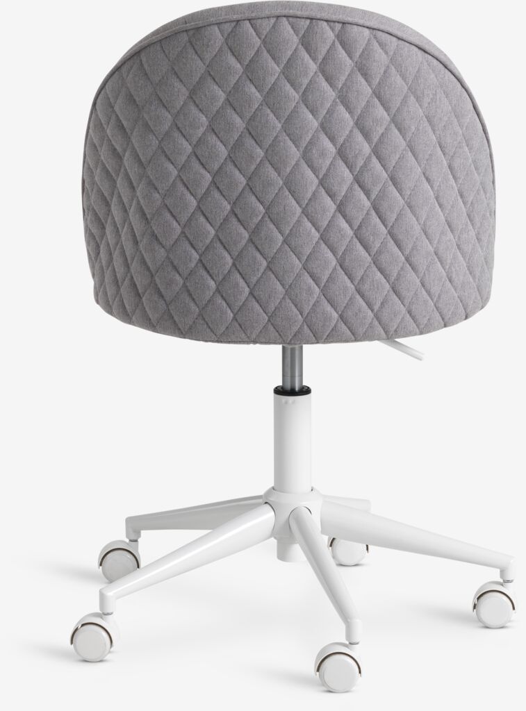 KOKKEDAL Sivbordsstol KOKKEDAL grått tyg/vit