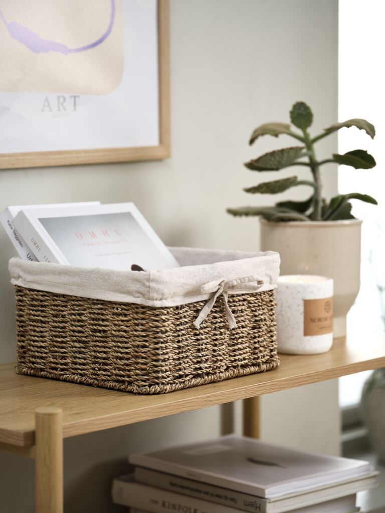 GJERMUND Korg GJERMUND B25xL25xH15cm natur