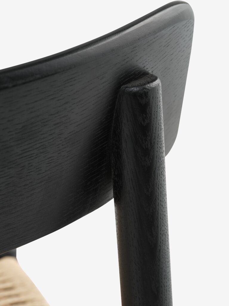 ISLEV Matstol ISLEV svart/natur