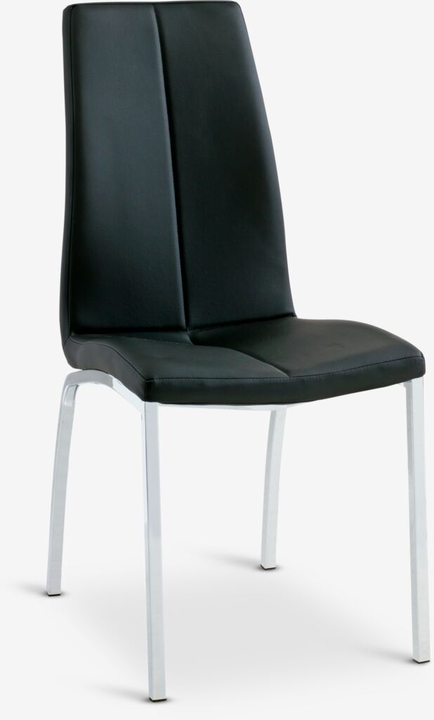 HAVNDAL Matstol HAVNDAL svart konstläder/om