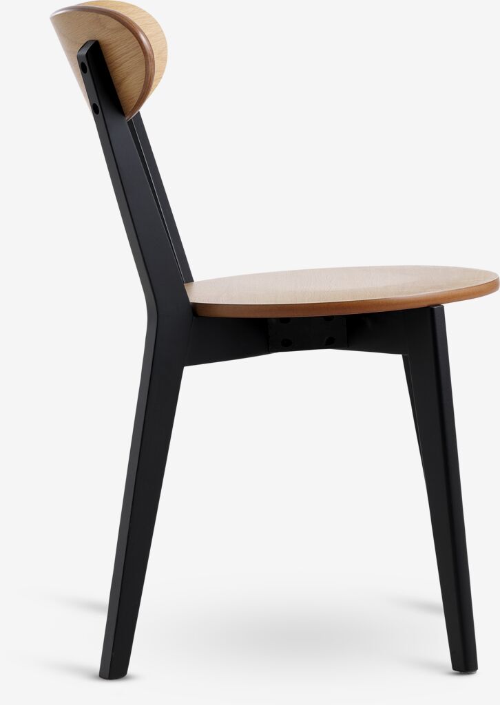 JEGIND Matstol JEGIND natur ek/svart