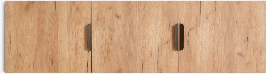 JENSLEV Överskåp JENSLEV 144x40 3 dörrar vild natur ekfärgat