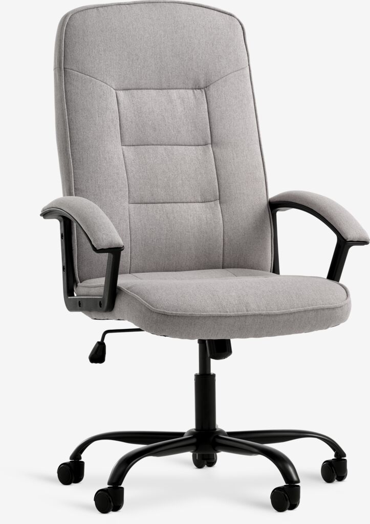 SKODSBORG Kontorsstol SKODSBORG grått tyg/svart